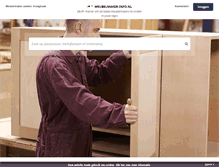 Tablet Screenshot of meubelmaker-info.nl